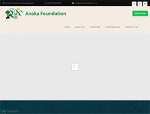 Tablet Screenshot of anakafoundation.org